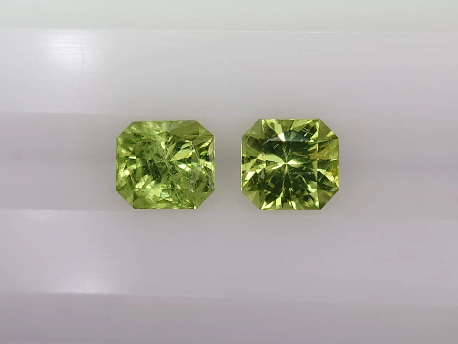 1.6ct Peridot Pair Natural From Pakistan — view 5